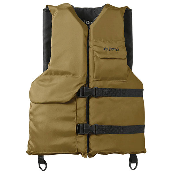 Sport Life Jacket PFD, Tan, Adult Universal