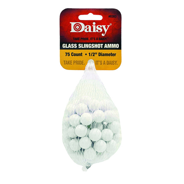 Daisy Glass Singshot Ammo, 1/2″, 75 count