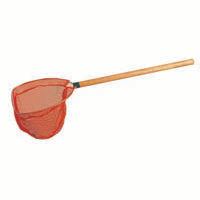 Bait Dealer Net, 18″ Wood Handle, 7X7″ Wire Hoop