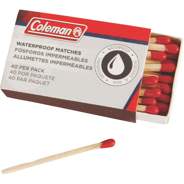 4pk Coleman 40ct Waterproof Matches