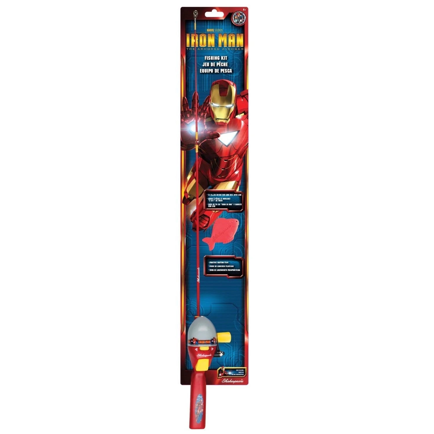 Shakespeare Marvel Ironman Lighted Fishing Kit