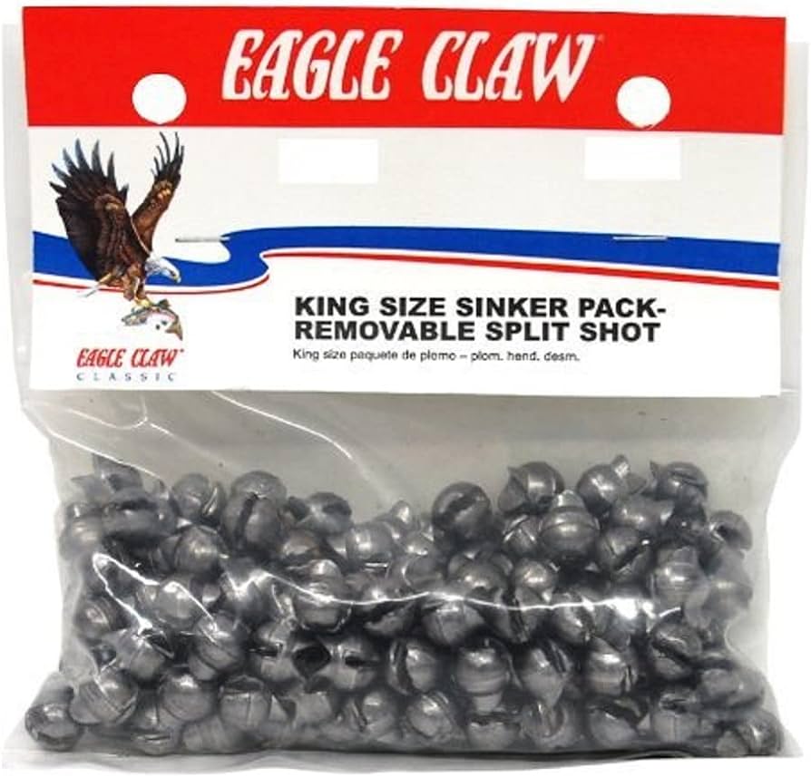 Eagle Claw Size: 5 Removable Split Shot