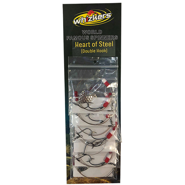 Whizkers Wire Worm Harness, Heart of Steel Double Hook