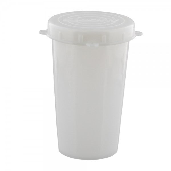 Crab Diner Bait Jar w/lid, Nat.White