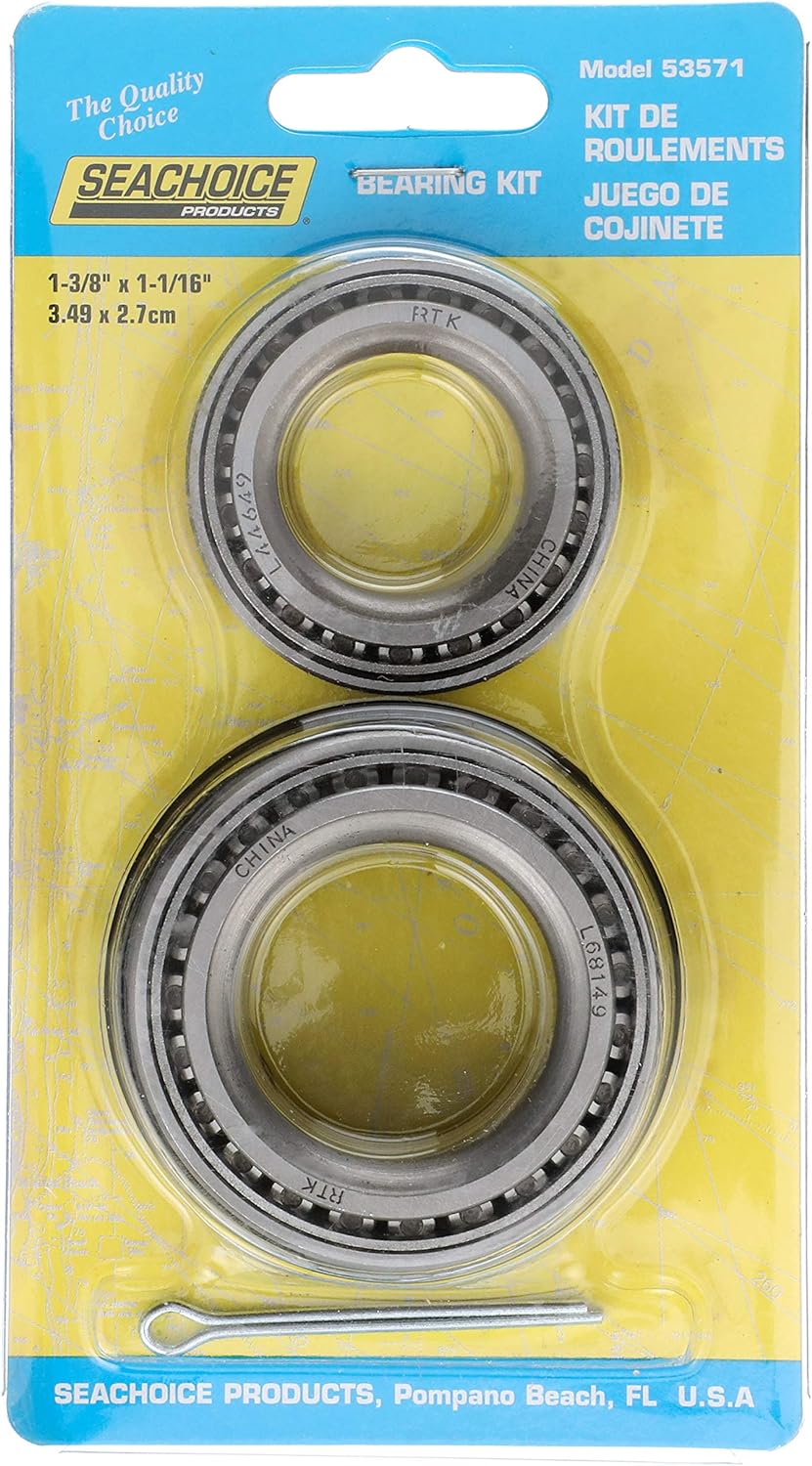 1 1/4in Seachoice Marine Boat Trailer Wheel Bearing Kit - Set of 2