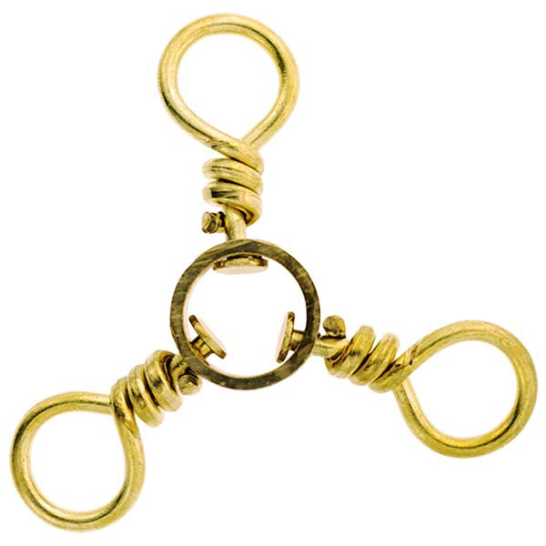 3-Way Swivel, Brass