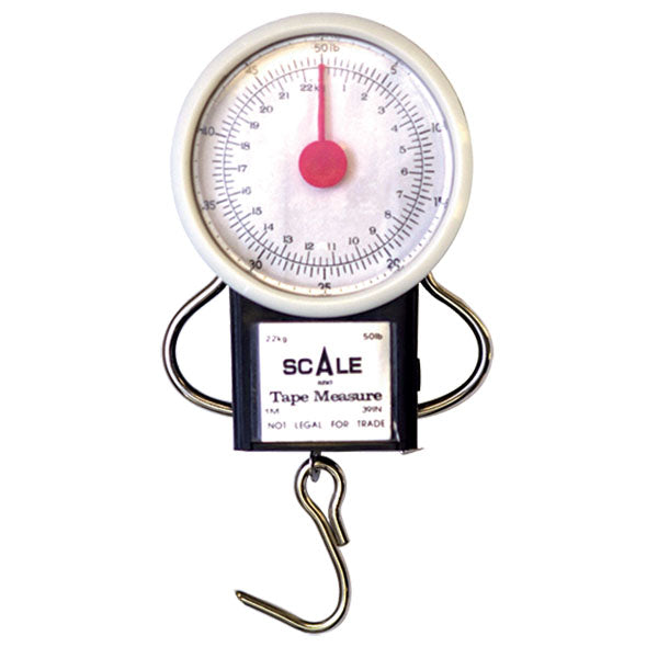 50lb Dial Scale w/Tape Measure