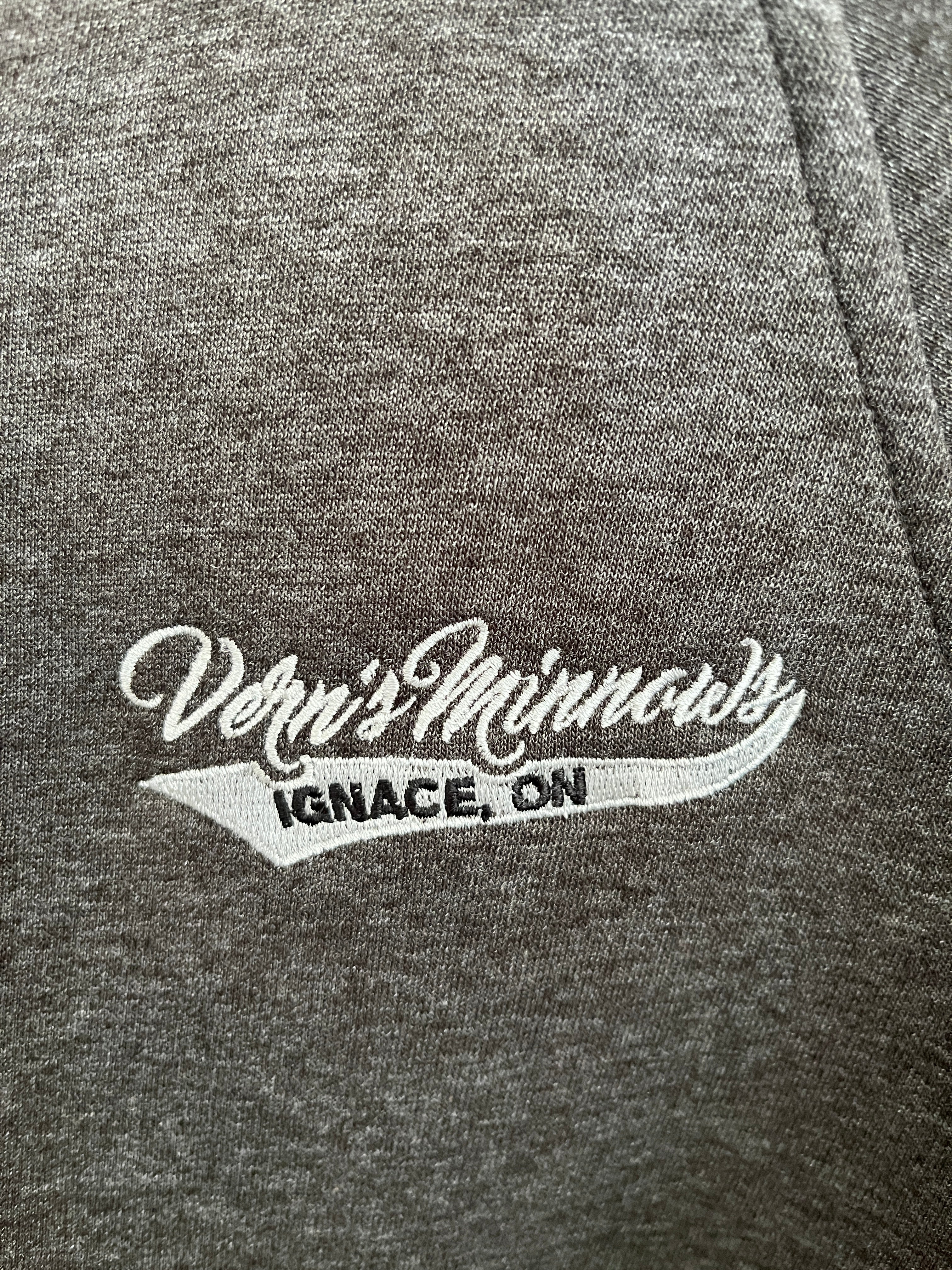 Verns Minnows Quarter Zip Sweater - Dark Grey