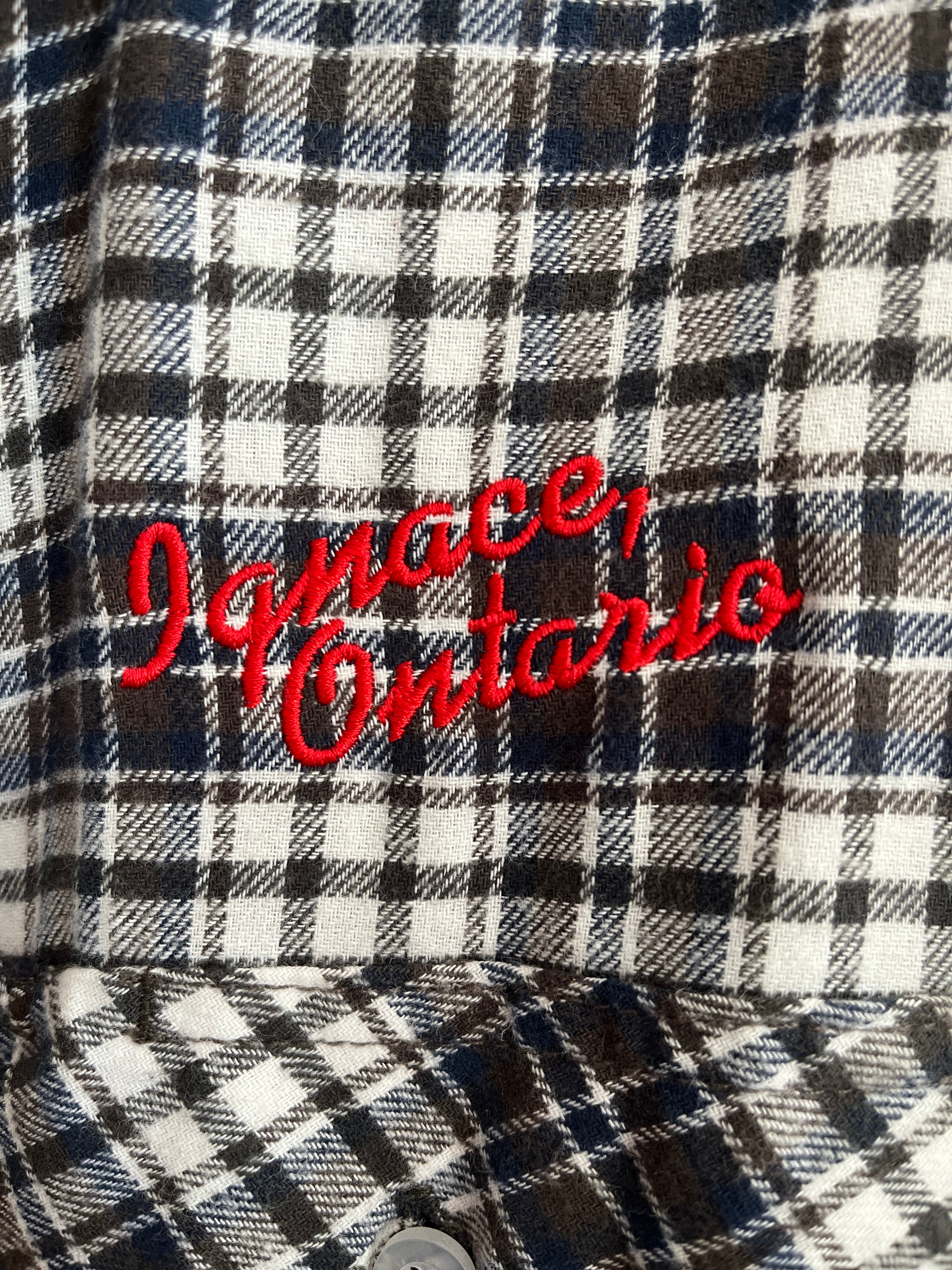 Ignace Ontario Plaid Long Sleeve Button Up