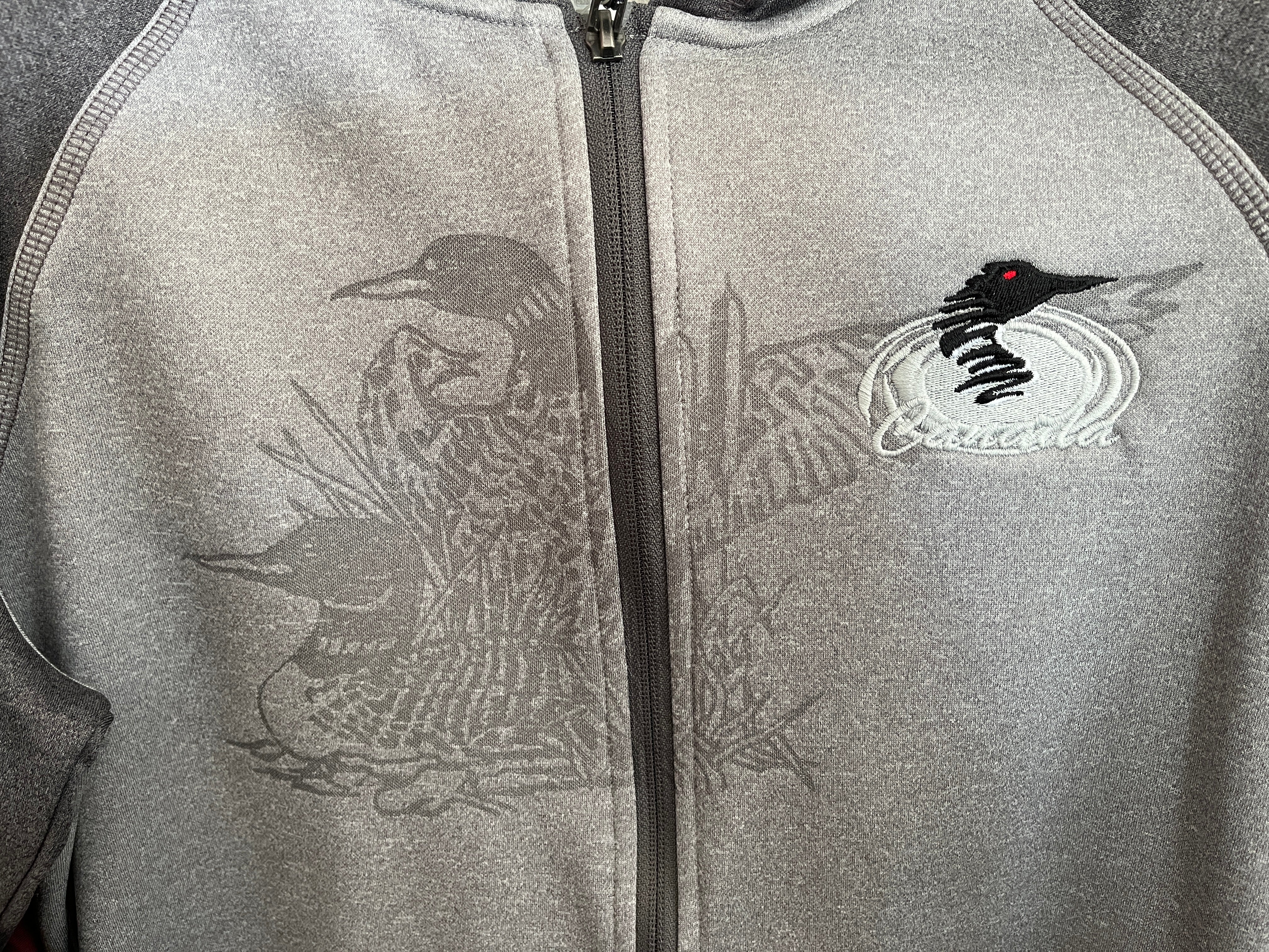 Womens Canada/Loon Knit Full Zip Hoodie