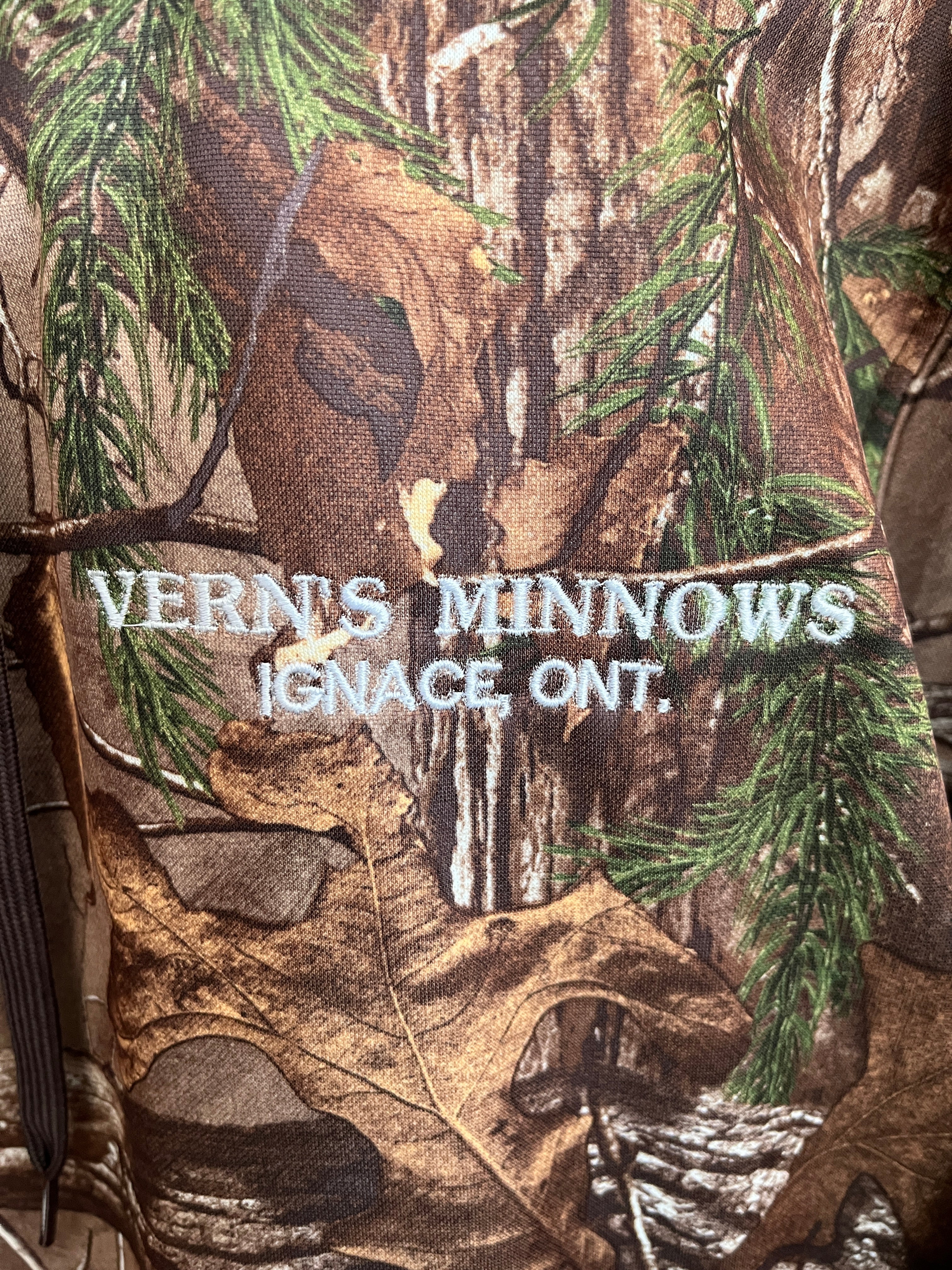 Verns Minnows Woods Camo Hoodie