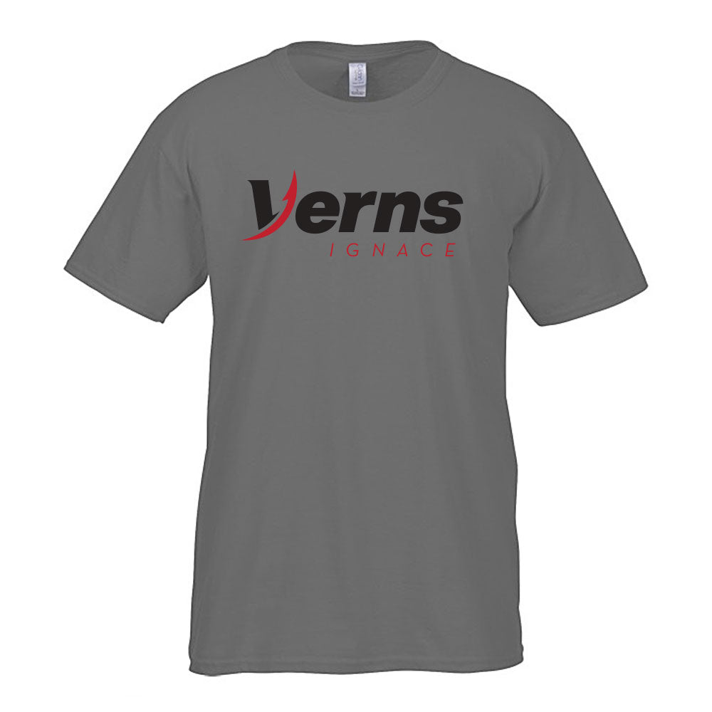 Verns Minnows Wordmark Softstyle T-Shirt - Grey