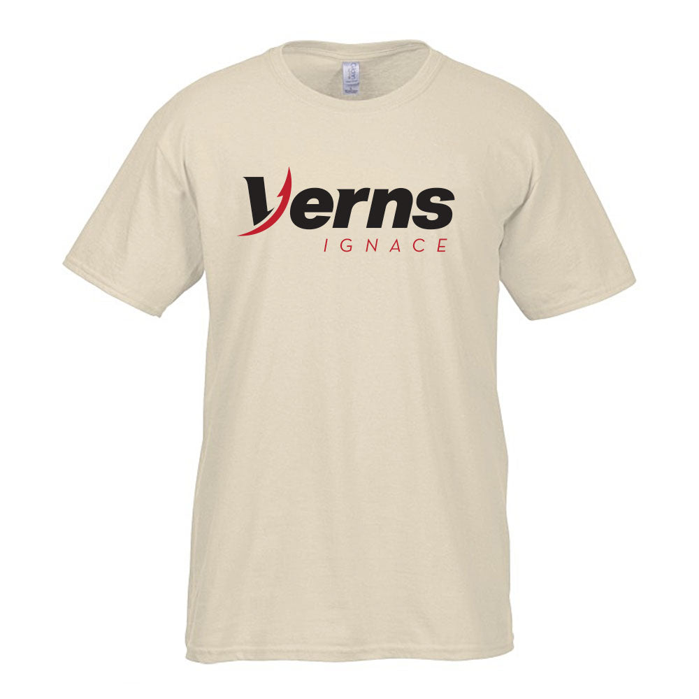 Verns Minnows Wordmark Softstyle T-Shirt - Sand