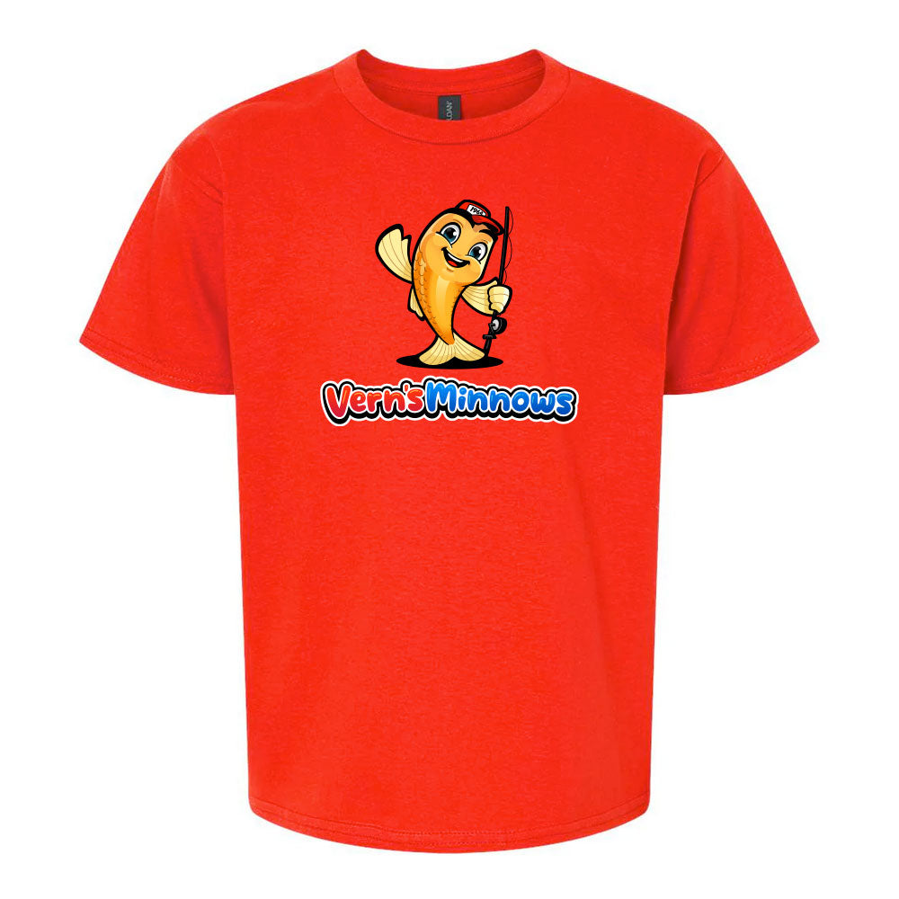 Verns Minnows JR Softstyle Youth T-shirt - Red