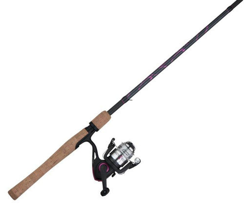 Shakespeare Lady Fish "Breast Cancer" Spinning Rod & Real Combo - Medium 6ft