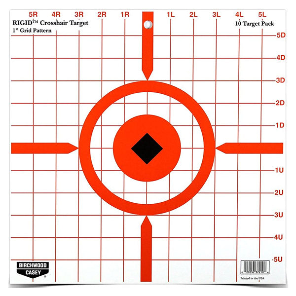 Rigid 12″ Crosshair Sight-In Target, 10pk
