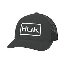 HUK LOGO TRUCKER - BLACK