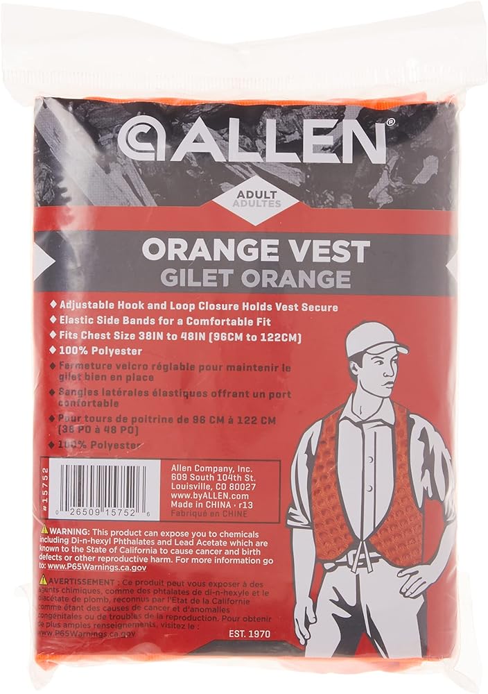 Allen's Orange Vest