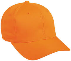 Blaze Orange Hunting Cap