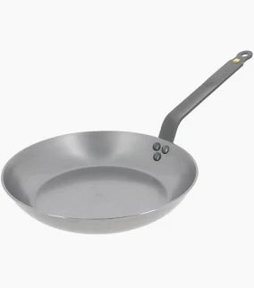 Fry Pan,8.5in,camp Style,brushed Steel