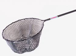Lucky Strike - 23in Rubber Landing Net,36in Hndl,Blk