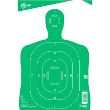 Ez Aim 12X18 Silhouette Green,10 Pack