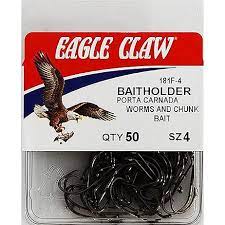 Eagle Claw 2X Treble Hook Replacement Sz.4 50pk